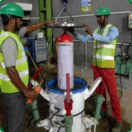 Hydro testing at our centre